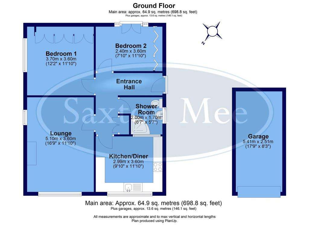 2 bedroom flat for sale - floorplan