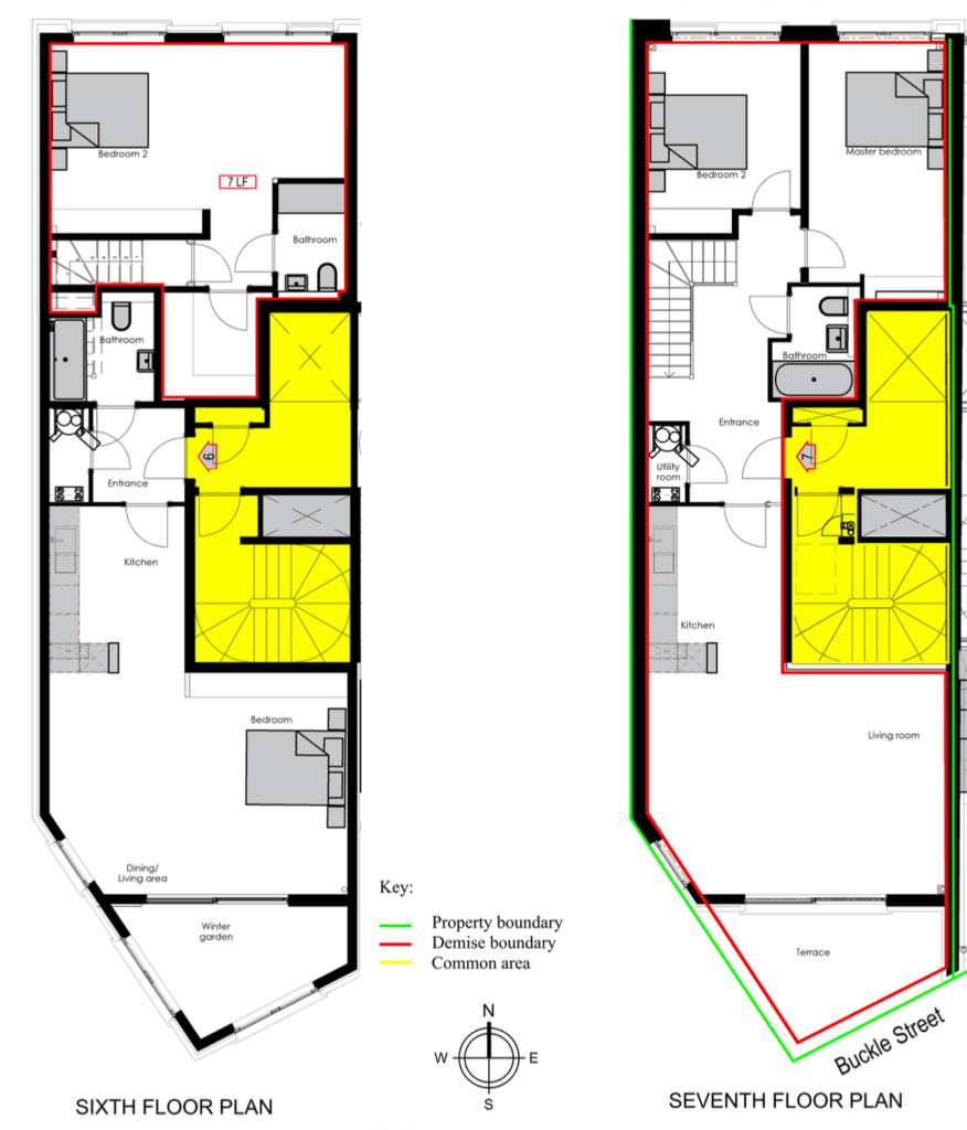 3 bedroom flat to rent - floorplan