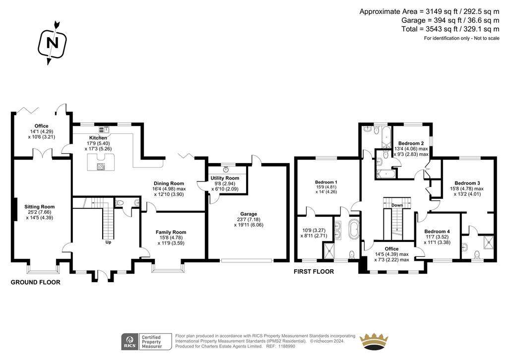 5 bedroom detached house for sale - floorplan