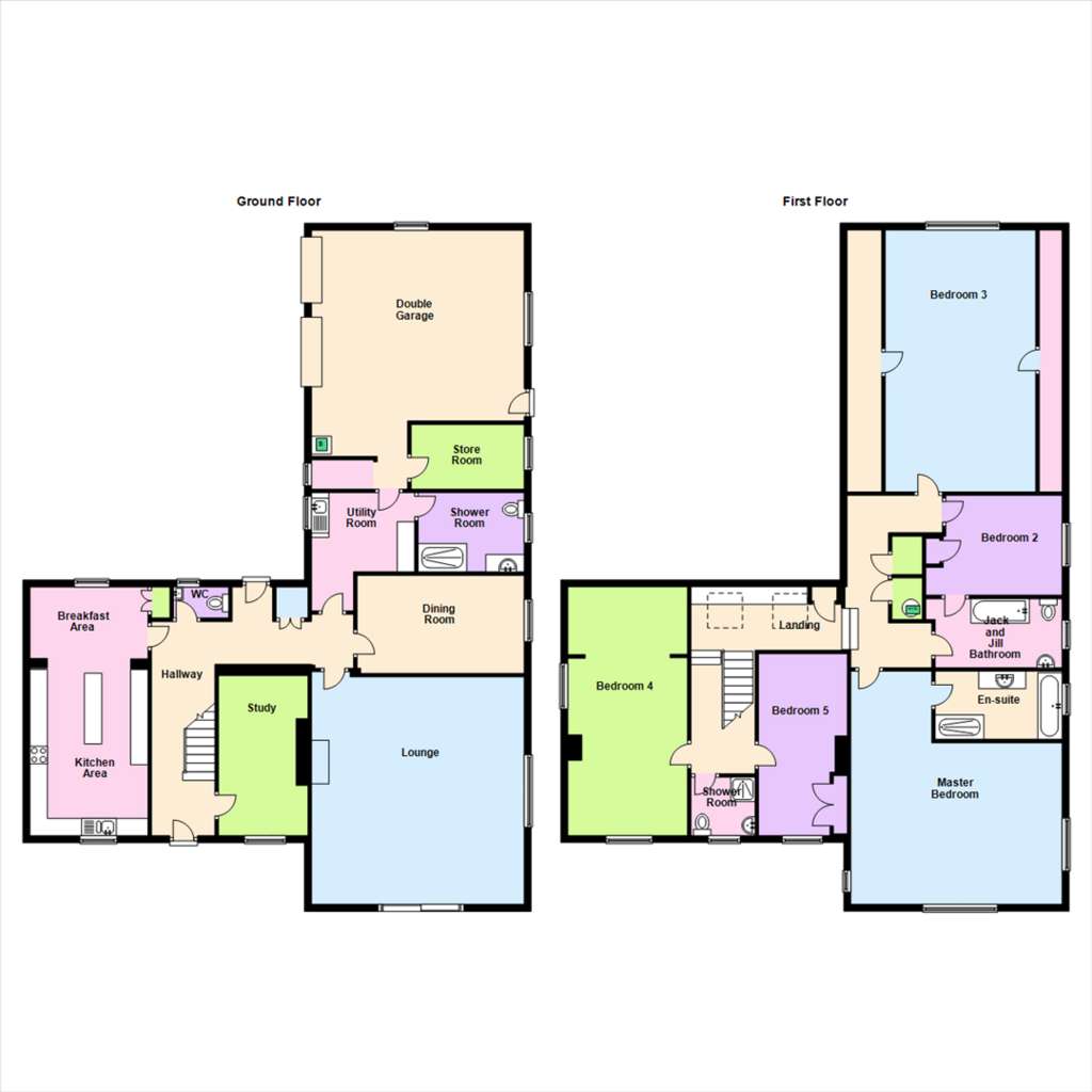 5 bedroom detached house for sale - floorplan