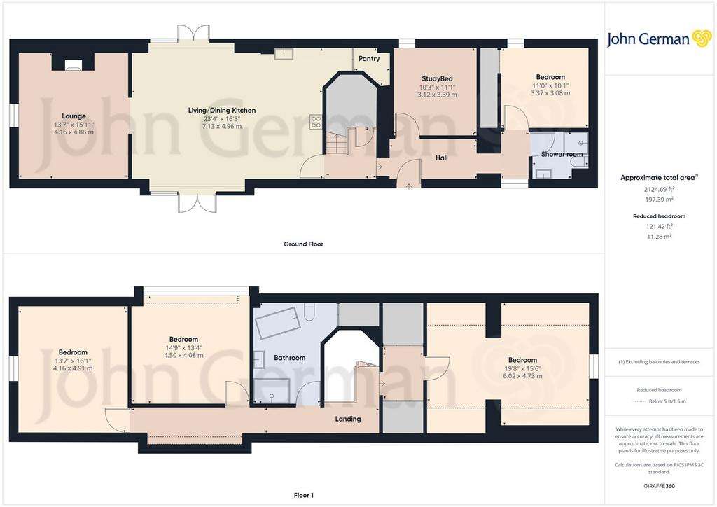 4 bedroom barn conversion for sale - floorplan