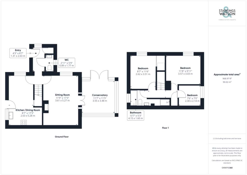 3 bedroom detached house for sale - floorplan