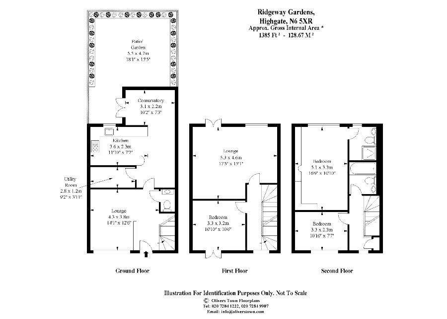 4 bedroom terraced house to rent - floorplan