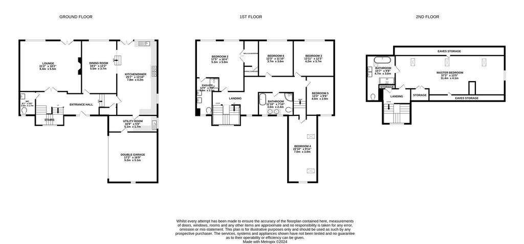 6 bedroom detached house for sale - floorplan