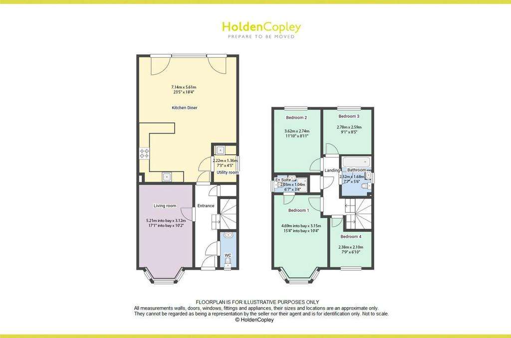 4 bedroom detached house for sale - floorplan