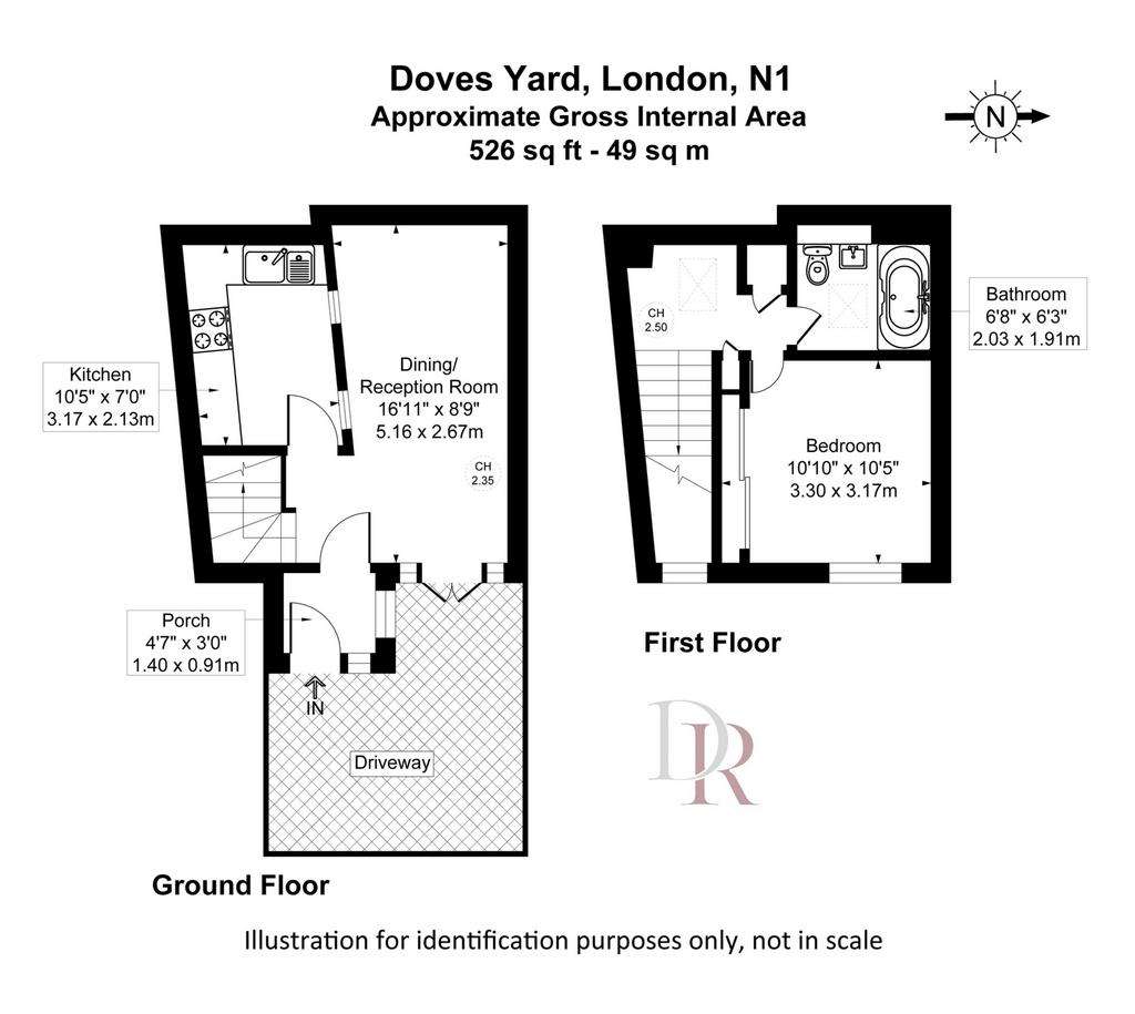 1 bedroom house to rent - floorplan