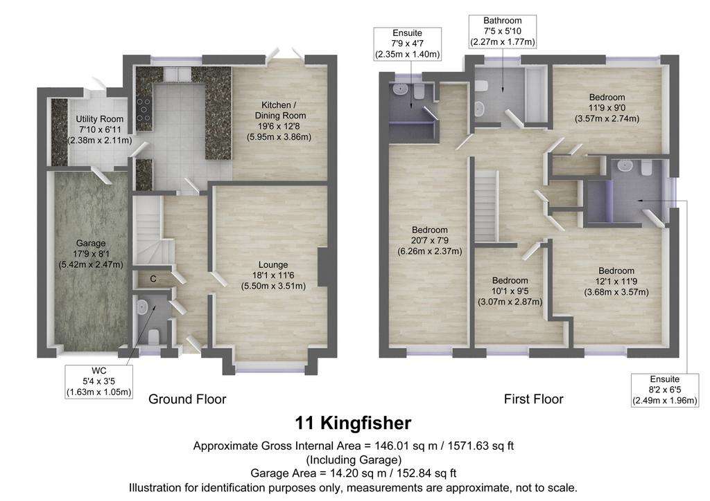 4 bedroom detached house for sale - floorplan