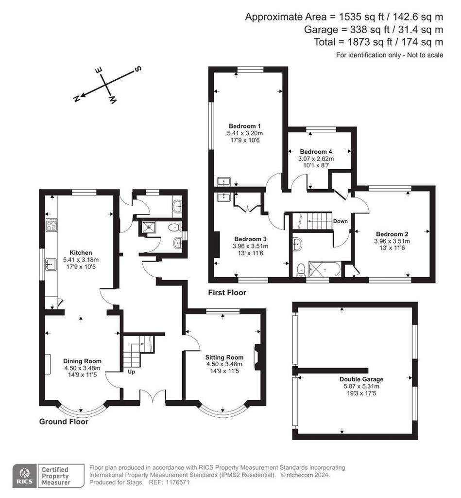 4 bedroom detached house for sale - floorplan