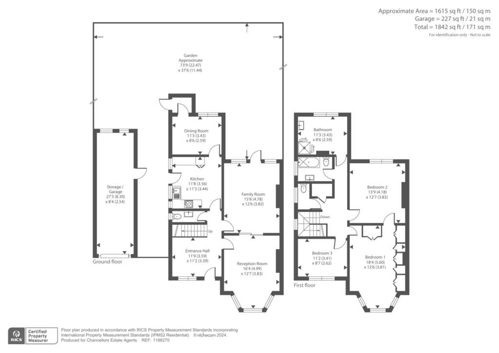 4 bedroom detached house for sale - floorplan