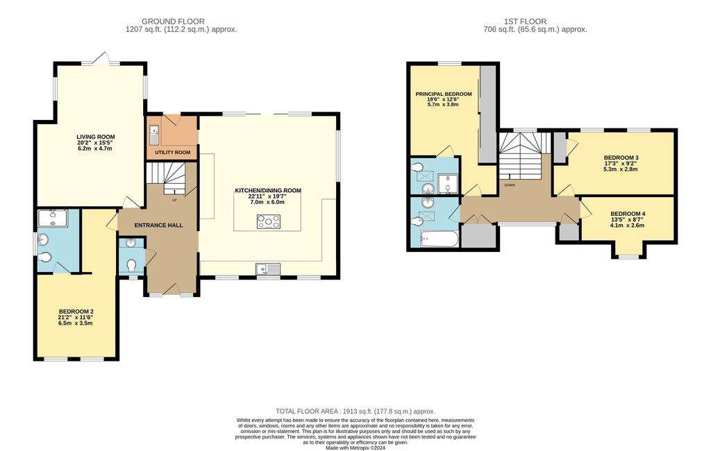 4 bedroom detached house for sale - floorplan