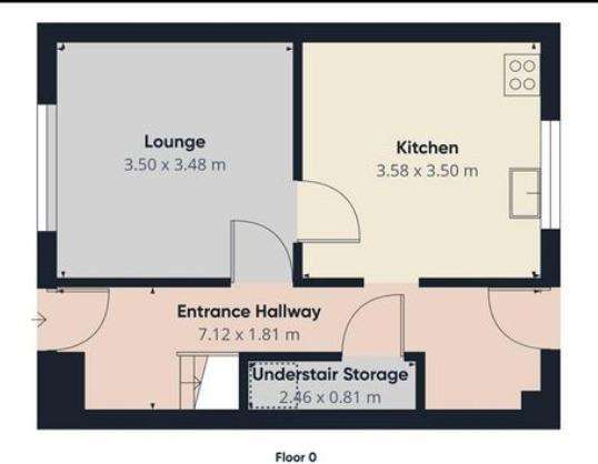 3 bedroom terraced house to rent - floorplan