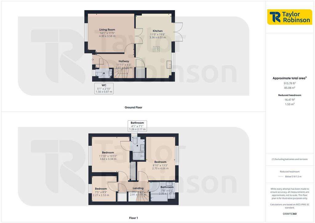 3 bedroom house to rent - floorplan