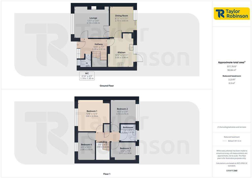 4 bedroom house to rent - floorplan