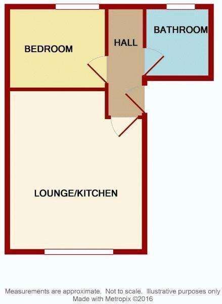 1 bedroom flat for sale - floorplan