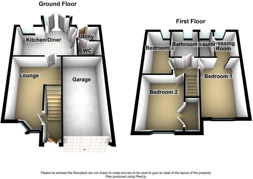 3 bedroom detached house to rent - floorplan