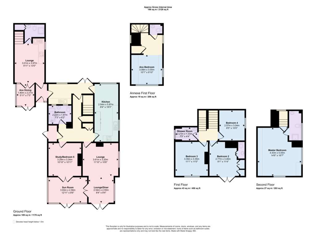 5 bedroom detached house for sale - floorplan