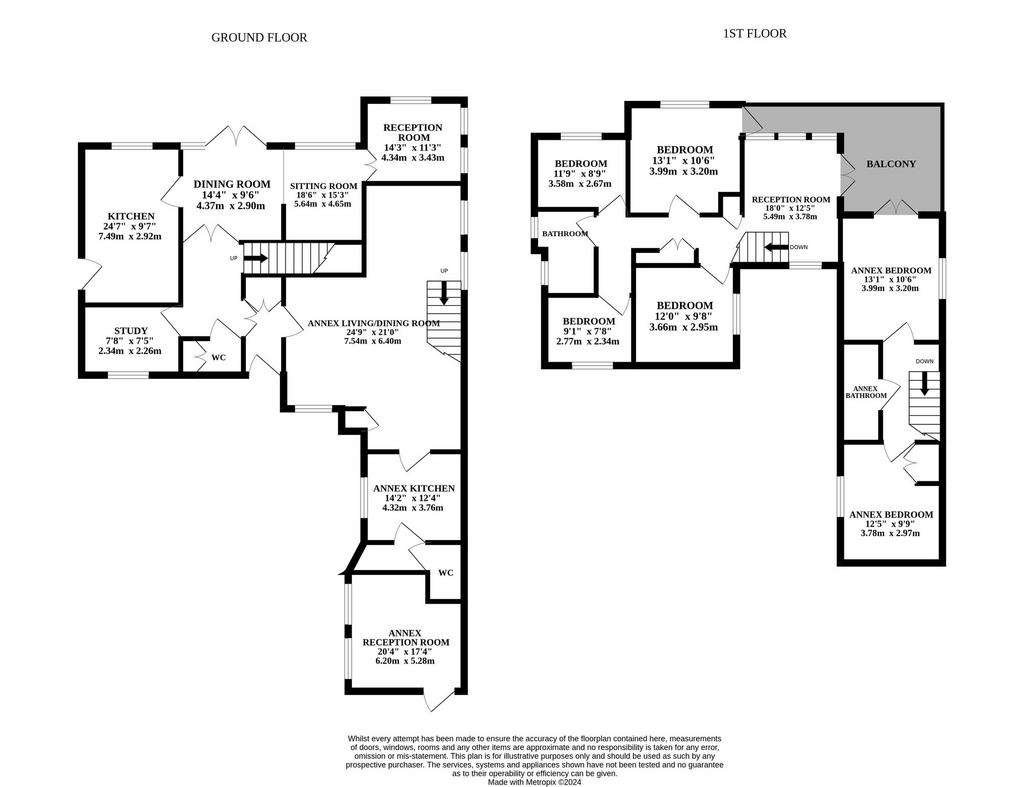 6 bedroom detached house for sale - floorplan