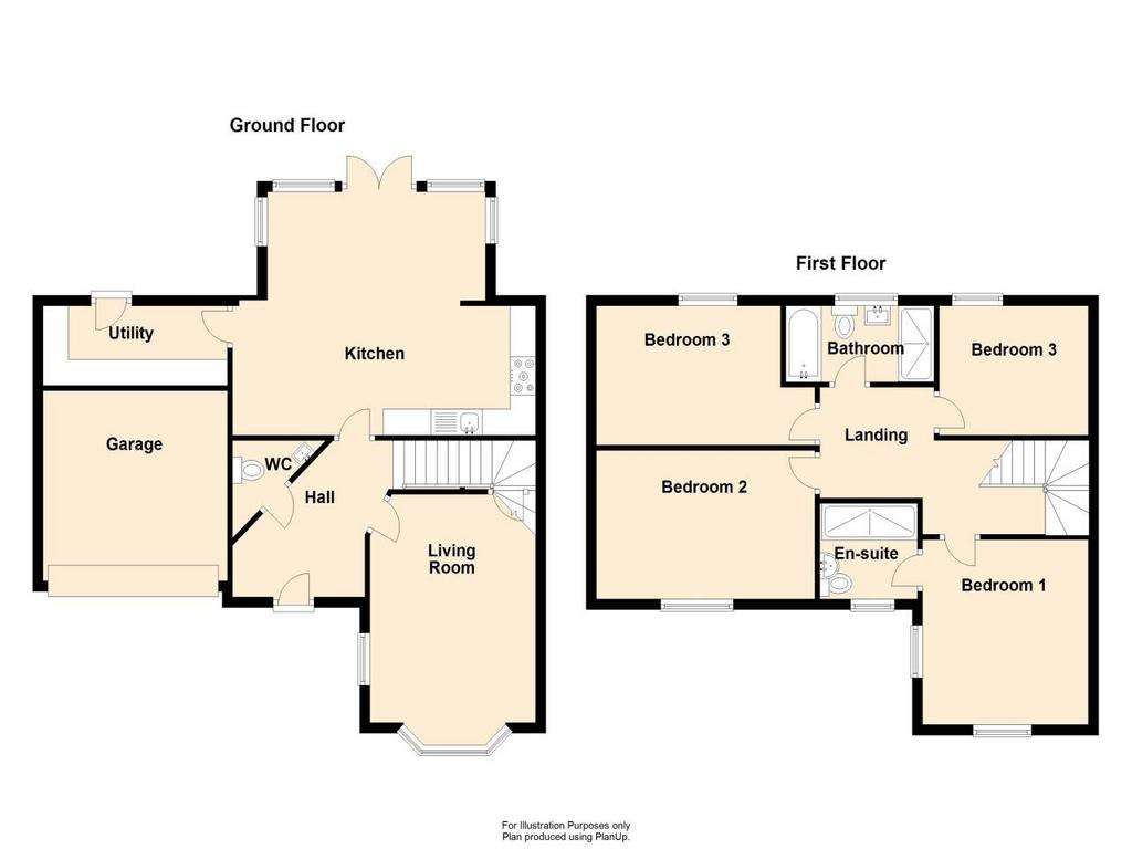 4 bedroom detached house to rent - floorplan