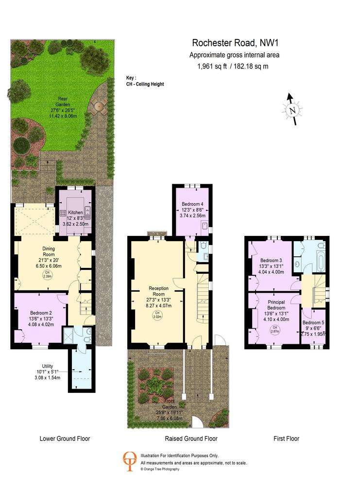 5 bedroom semi-detached house for sale - floorplan