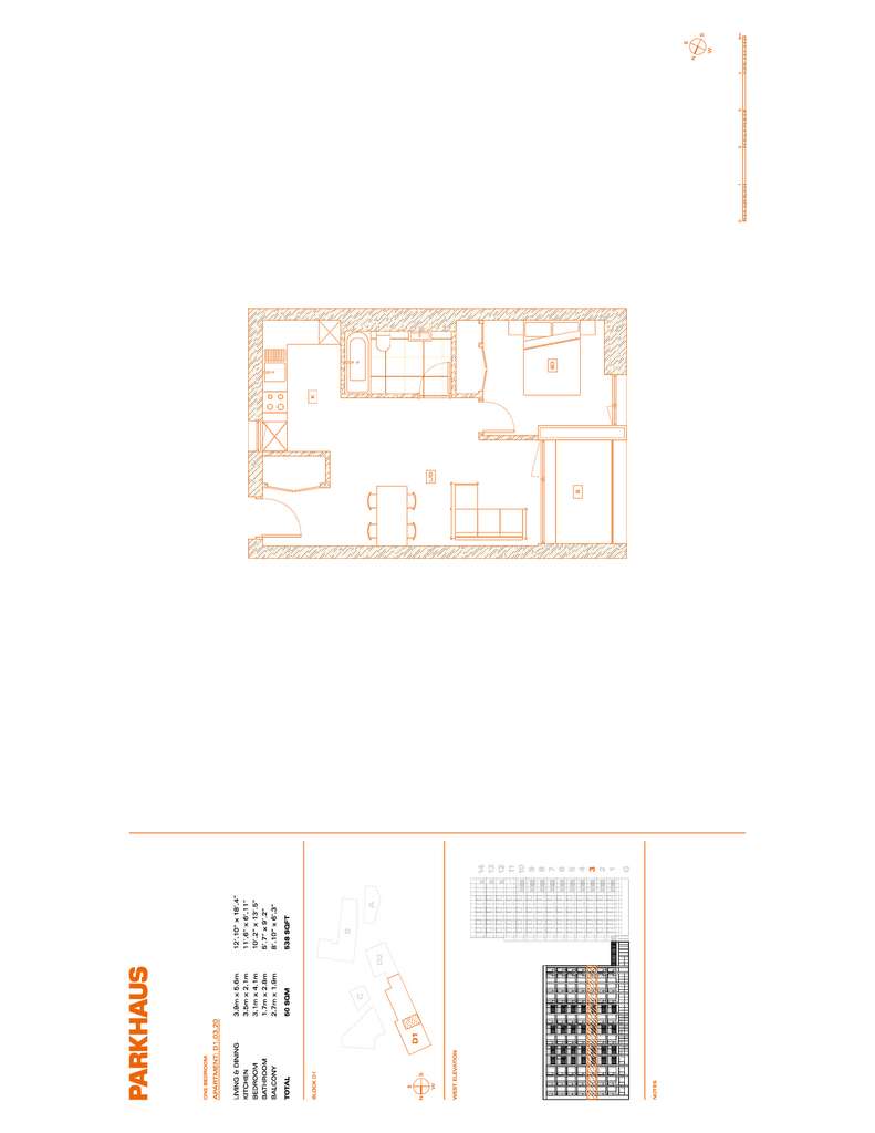 3 bedroom flat for sale - floorplan