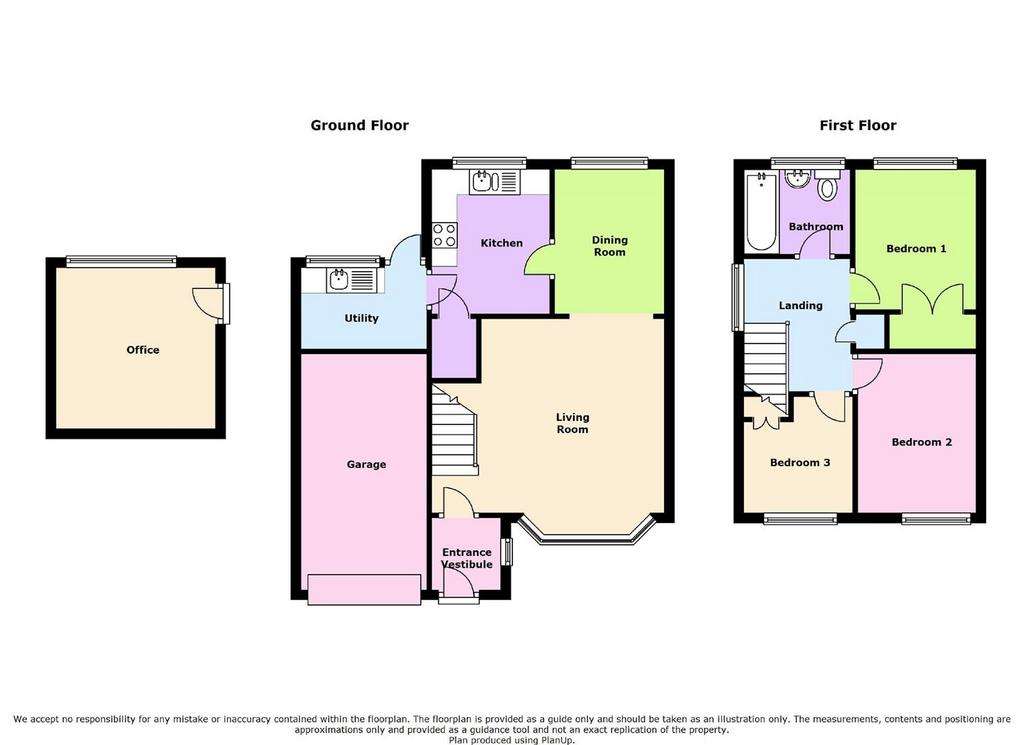 3 bedroom semi-detached house to rent - floorplan