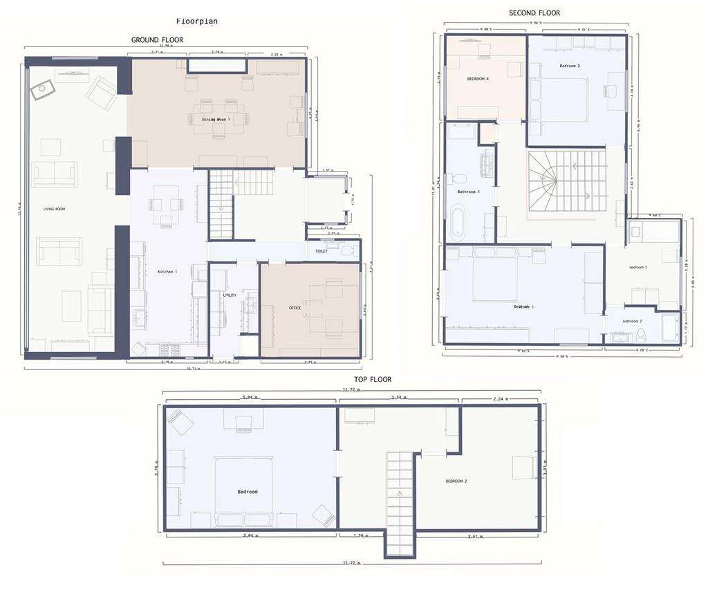 6 bedroom detached house for sale - floorplan