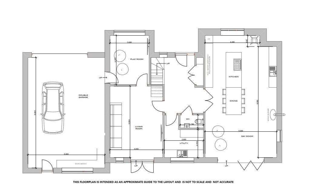 4 bedroom detached house for sale - floorplan