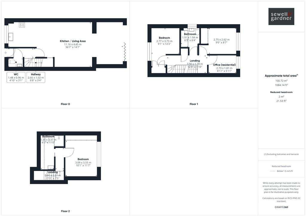 4 bedroom semi-detached house for sale - floorplan