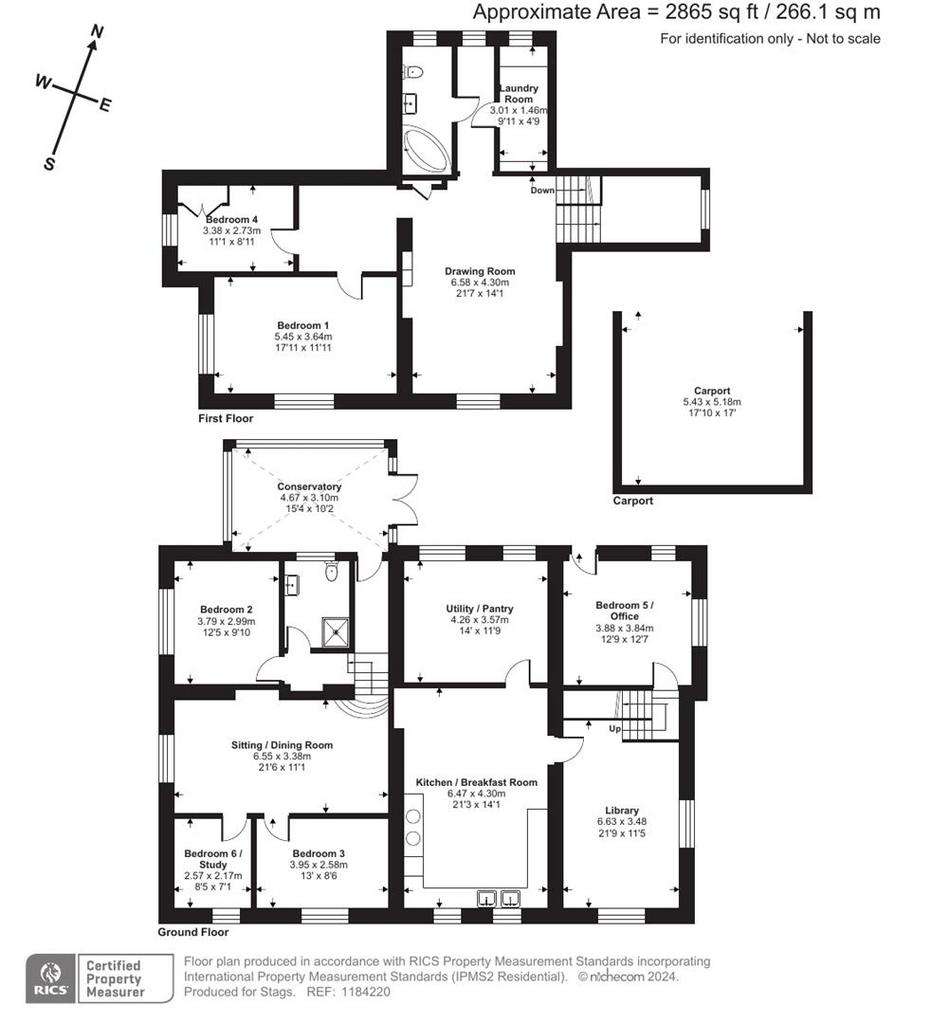 6 bedroom detached house for sale - floorplan