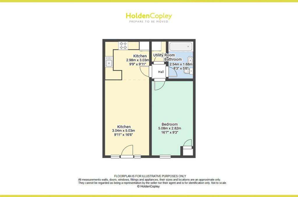 1 bedroom flat for sale - floorplan