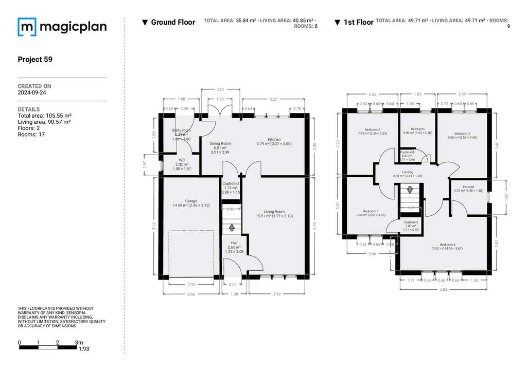 4 bedroom detached house to rent - floorplan