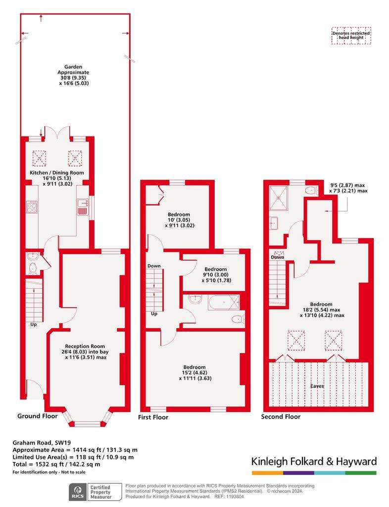 4 bedroom house to rent - floorplan