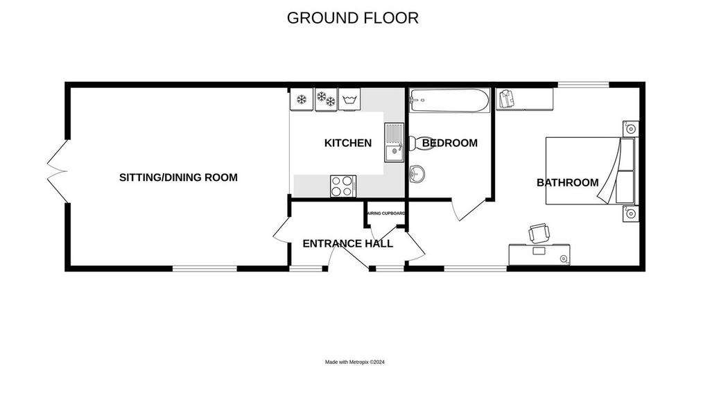 1 bedroom flat for sale - floorplan