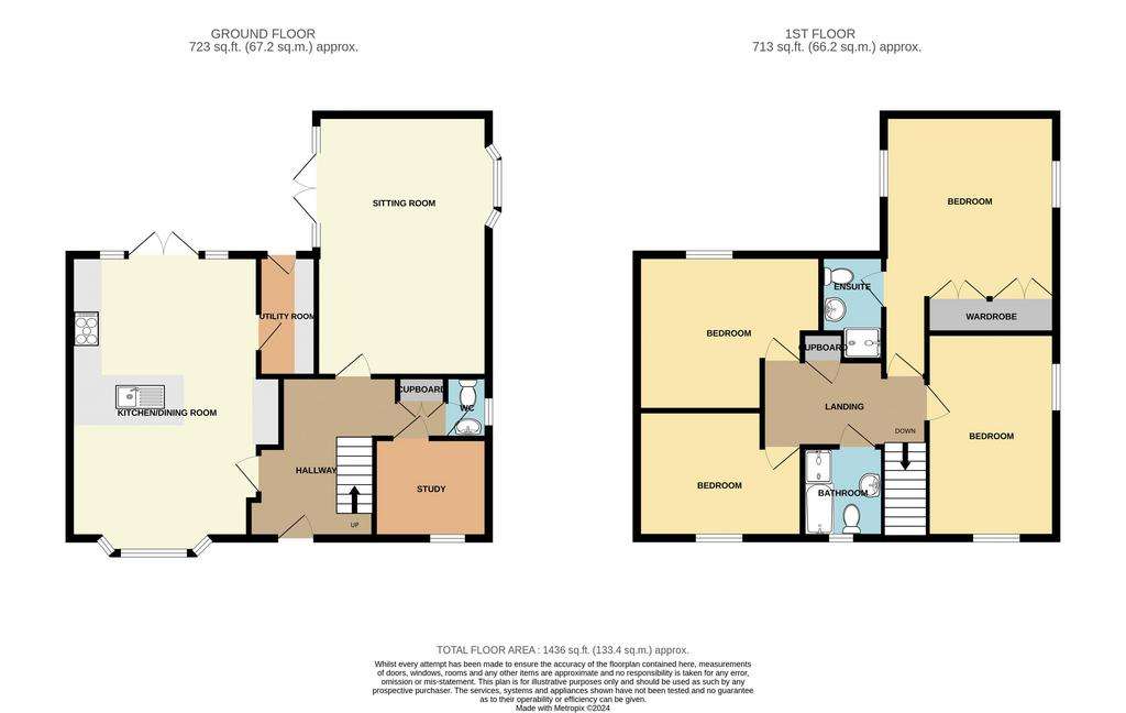 4 bedroom detached house for sale - floorplan